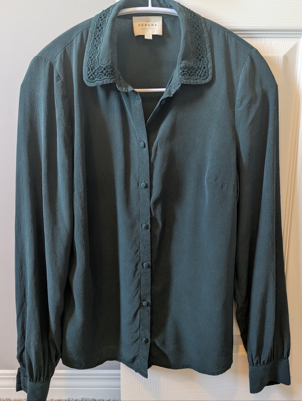 Sezane Suzanne Silk Shirt